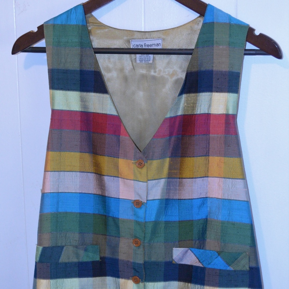 Silk Vintage Vest